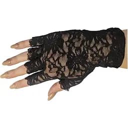 Перчатки митенки гипюровые