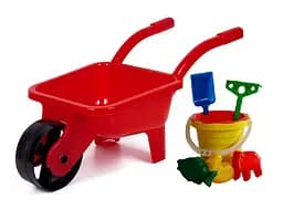 Тачка для піску з набором Kinderway 01-129