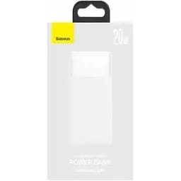 Зовнішній акумулятор Baseus Bipow Digital Display 30000mAh (PPDML-N02) білий - мініатюра 9
