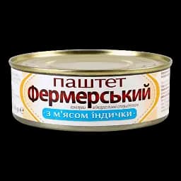 Паштет Фермерский с мясом индейки 240 г