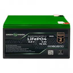 Аккумулятор GreenVision LiFePО4 12,8V - 6Ah (76Wh)