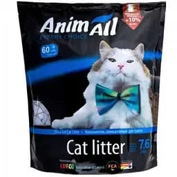 Силикагелевый наполнитель AnimAll Кристаллы аквамарина для кошек 7.6 л 3.2 кг
