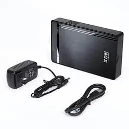 Зовнішня кишеня XON MemoryCase для 3.5" SATA HDD USB 3.0 (XHC3A13S31PB 2216) Чорна  - мініатюра 4