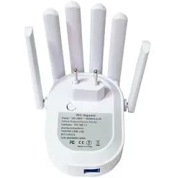 Ретранслятор Wi-Fi Pix-Link LV-WR60T 300Mbps 2.4 GHz підсилювач сигналу репітер White (17964) - мініатюра 3