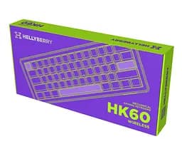 Клавиатура игровая механическая HATOR HK-60-WV Wireless Hellyberry Switch USB, 2,4 ГГц, Bluetooth 5.3 White-Violet - мініатюра 6