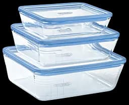 Форма з кришкою Pyrex Pure Glass, 24x19x8 см (2.6 л) - мініатюра 3