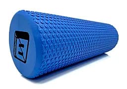 Массажный ролик EasyFit Foam Roller 45 см Синий (EF-2030-BL)