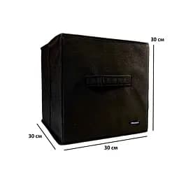 Текстильний кофр  ORGANIZE  30*30*30 см (чорний) - мініатюра 5