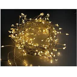Гирлянда Chomik Кластер 150 LED 1,5м, теплий білий, 3АА (5900779901803)