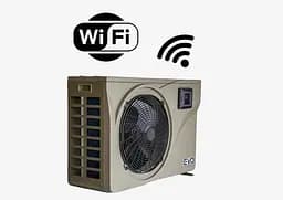 Тепловий насос до басейну до 50 м³ EVO EP-105i інверторний з Wi-Fi 10,40 кВт. Працює також на охолодження - мініатюра 2