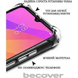 Панель BeCover Anti-Shock для Xiaomi Redmi Note 13 Pro 4G Clear (710861) - мініатюра 3