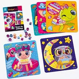 Набір для творчості Vladi Toys Strips Art Щасливі мордочки, укр. мова (VT4433-13) - мініатюра 4