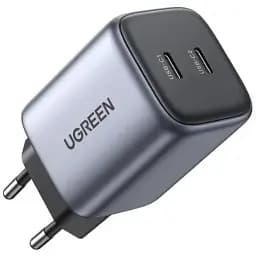 Блок живлення зарядний пристрій Ugreen CD294 Nexode 45 W Charger сірий (90573)