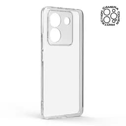 Прозрачный чехол для Xiaomi Poco M7 Pro 5G с защитой камеры, тонкий, силиконовый, бесцветный, ударопрочный, противоударный бампер с закрытой камерой, ArmorStandart (ARM83144) - мініатюра 2