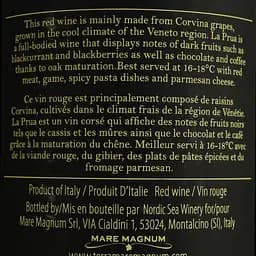 Вино Mare Magnum Appassimento Rosso La Prua, червоне, сухе, 0,75 л (7340048601085) - мініатюра 4