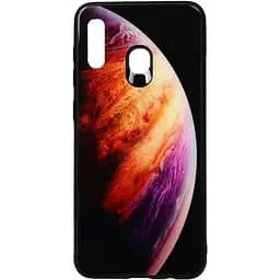 Чохол-накладка Toto Print Glass Space Case Samsung Galaxy A20/A30 Lilac