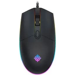 Миша GamePro GM152 чорний USB оптична 800-1200 dpi 4 кнопки RGB підсвічування 1.5 м