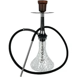 Кальян Totem Hookah Monolit Optima Space Black Craft Crystal Clear
