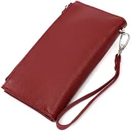 Стильний та яскравий жіночий гаманець-клатч ST Leather 19433 бордовий - мініатюра 2