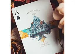 Карти гральні United States Playing Card Company Van Gogh Playing Cards - Zinnias Borderless - мініатюра 3
