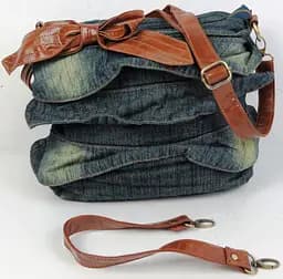 Жіноча джинсова сумка Fashion Jeans6012 Темно-синя - мініатюра 5