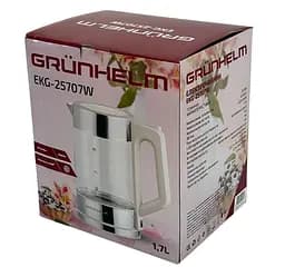 Електрочайник Grunhelm EKG 25707W 1.7 л білий (152475) - мініатюра 4