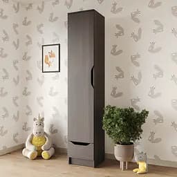 Пенал закрытый 1Д1Ш Лилу 40x40x210 см Дуб ристрето (MBS-1389)