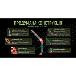 Ножівка садова Alloid SK5 складана з регульованим кутом 250 мм (PS-122250) - мініатюра 2