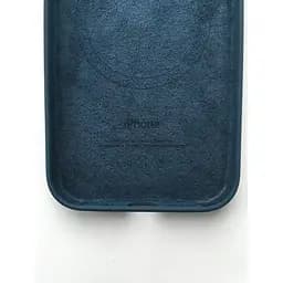 Оригінальний силіконовий чохол Apple Silicone Case MagSafe для iPhone 15 (6.1") Storm Blue MT0N3ZM/A - мініатюра 9