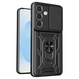 Чохол Primo Shockproof для Samsung Galaxy S26 Plus (SM-S947) - протиударний, з підставкою і шторкою камери - Black - мініатюра 2