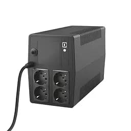 Trust Джерело безперебійного живлення Paxxon 1000VA UPS with 4 standard wall power outlets BLACK - мініатюра 2