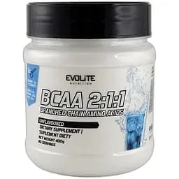 Амінокислота Evolite Nutrition BCAA 2:1:1 400 г unflavoured