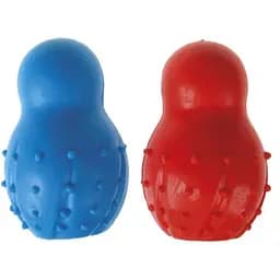 Игрушка для собак Tatrapet Dental Gum матрешка резиновая, пищалка 9.5 см в ассортименте