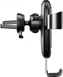 Автомобільний тримач холдер Baseus Metal Wireless Charger Gravity Car Mount Tarnish WXYL-B0A - мініатюра 4