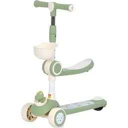 Самокат iTrike JR 3-090 3 в 1 зелений