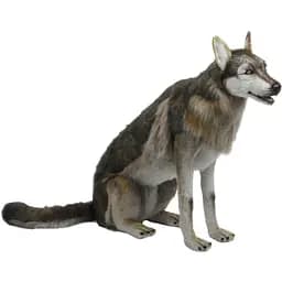 Мягкая игрушка Hansa Волк сидящий 80 см (6738)