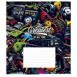 Зошит учнівський "Cool boys club" 018-3334L-1 в лінію, 18 аркушів