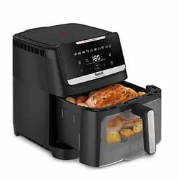 Tefal Мультипіч Tefal Easy Fry Silence XXL, 1800Вт, чаша-7, сенсорне керув., 10 програм, з віконцем, пластик, чорний - мініатюра 3