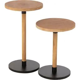 Кавові столики J-lineи з дерева 2 шт. (46318)