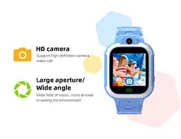 Розумний годинник для дитини Lemfo L27 з GPS трекером, відеозв'язком, прослуховуванням та 4G SIM-картою До 2 днів роботи Рожевий - мініатюра 8