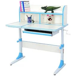 Детская парта Bambi M 4804-4 с возможностью регулировки высоты и наклона голубая