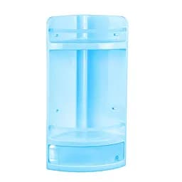 Полка угловая навесная в ванную Idea Home (2759-IH-блакитний)