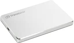 Зовнішній жорсткий диск Transcend 2tb StoreJet 25C3S Silver (TS2TSJ25C3S)