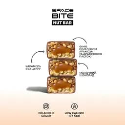 Батончик Spacefood Space Bite Nut Bar, 40 грам - Солона карамель і арахіс - мініатюра 2