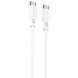 Кабель Proove Rebirth Type-C to Type-С 60W (1m) white