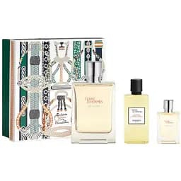 Набор Hermes Terre d'Hermes Eau Givree 100 мл парфюмированая вода 12.5 мл мини 80 мл гель для душа