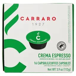 Уцінка. Кава в капсулах Carraro Lavazza A Modo Mio Crema Espresso, 16 капсул 