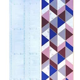 Самоклеюча плівка Sticker Wall 0.45х10м х 0.07мм Рожеві трикутники SW-00001225 - мініатюра 3