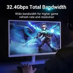 Кабель Vention DisplayPort-DisplayPort V 1.4 1 м (HCCBF) - мініатюра 5