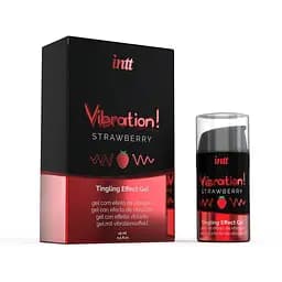 Рідкий вібратор Intt Vibration Strawberry (15 мл)
